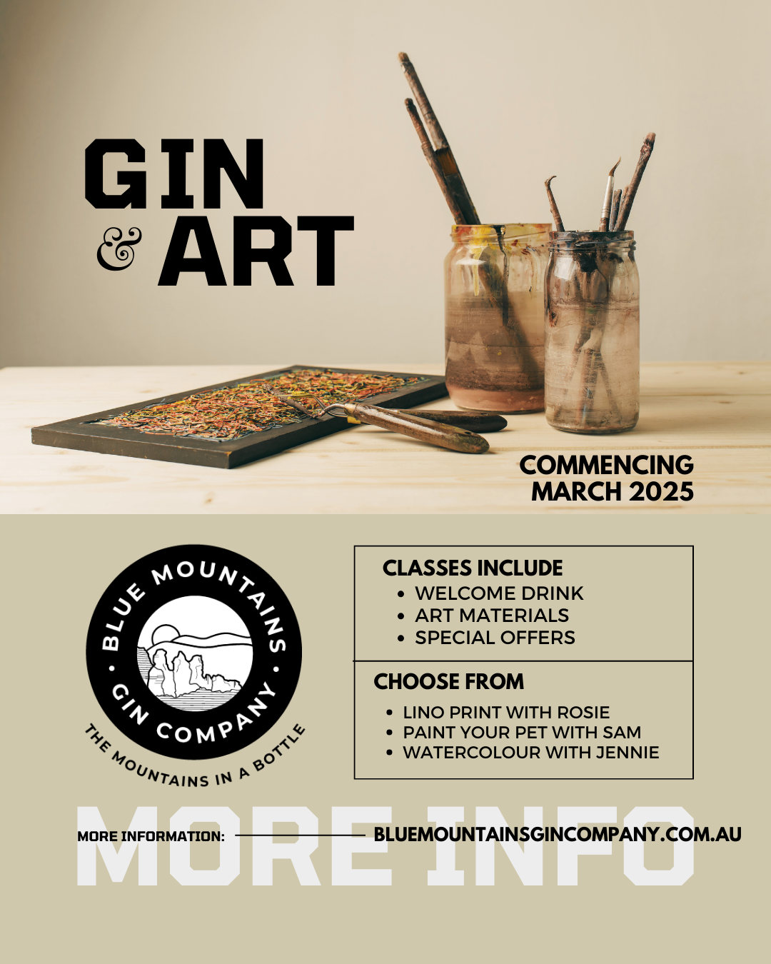 The Factory Bar Art & Gin Events March 2025