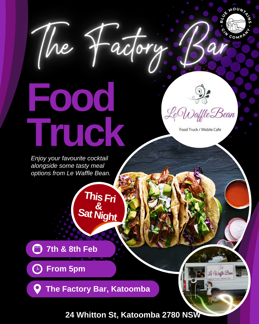 Le Waffle Bean + The Factory Bar Katoomba