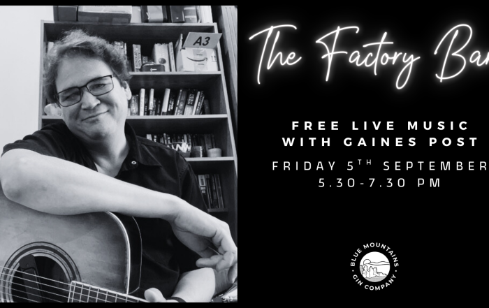 Gaines Post Performing at The Factory Bar in Katoomba