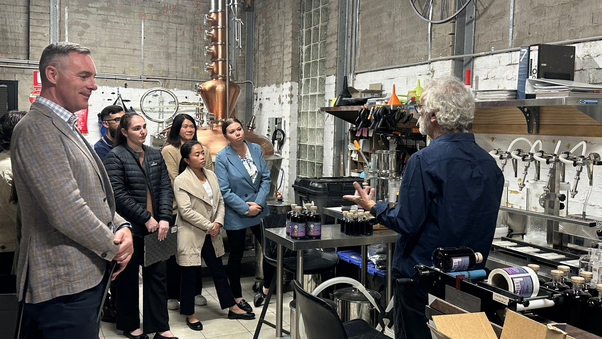 Group Distillery Tours Blue Mountains Gin Company