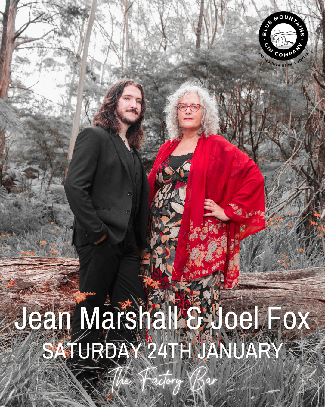 Jean Marshall & Joel Fox perform at The Factory Bar January 2026
