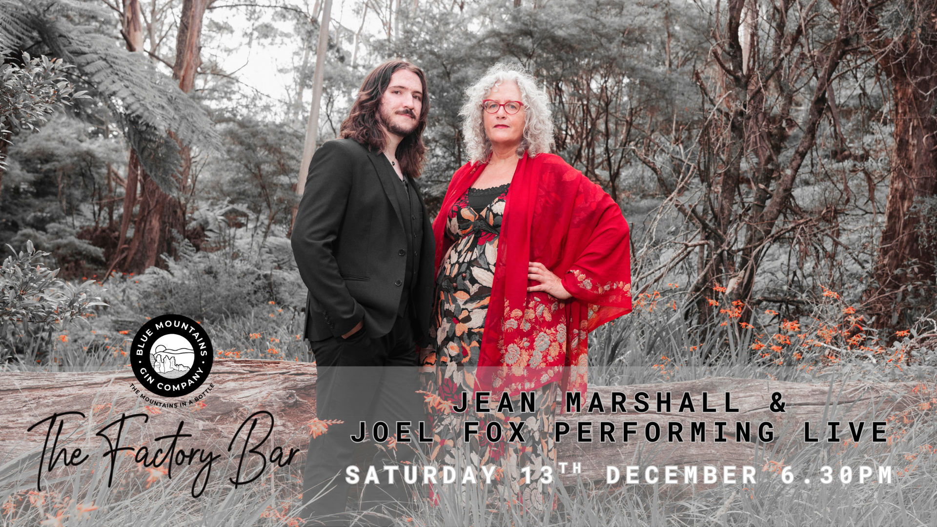 Jean Marshall & Joel Fox perform at The Factory Bar in Katoomba