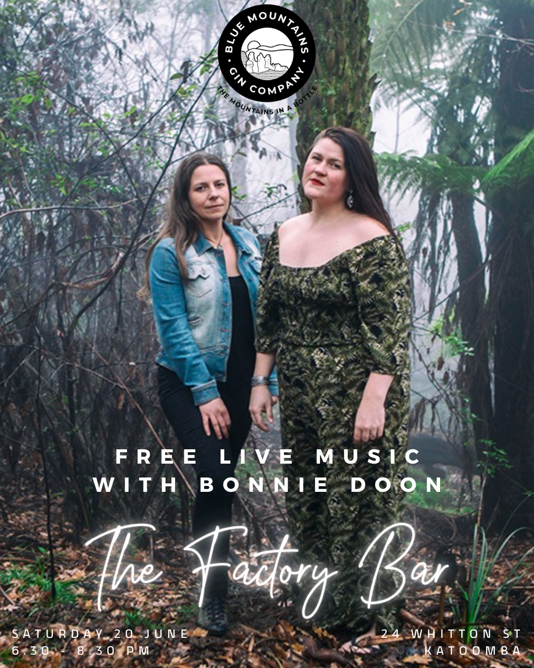 Bonniedoon performing for winter magic festival katoomba