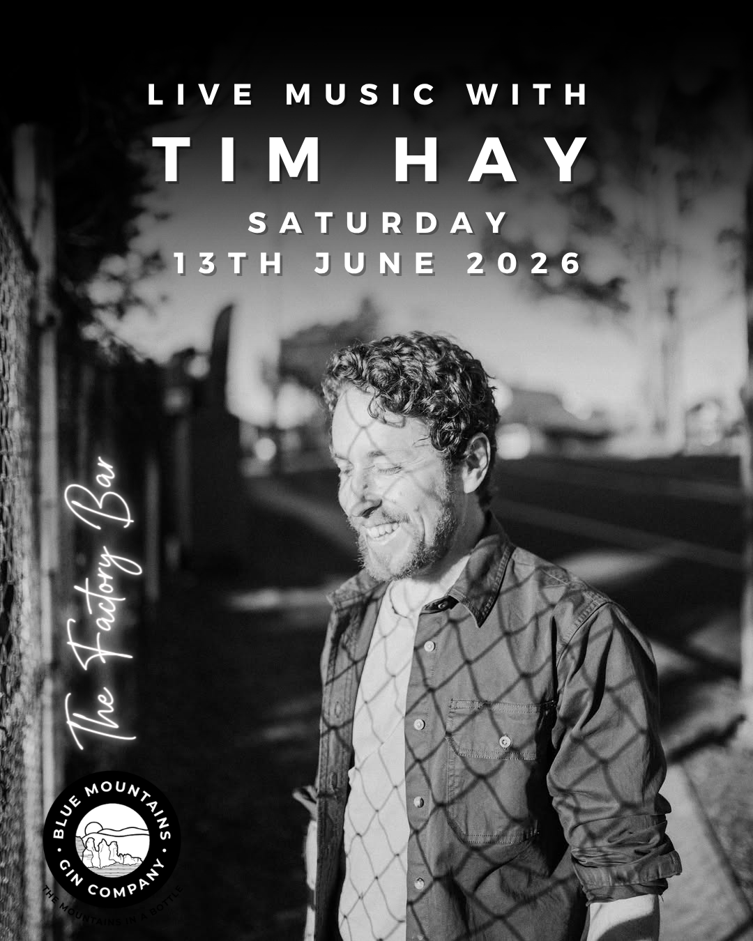 BMGC Social Graphics – Square (11) Tim Hay performing at The Factory Bar this weekend