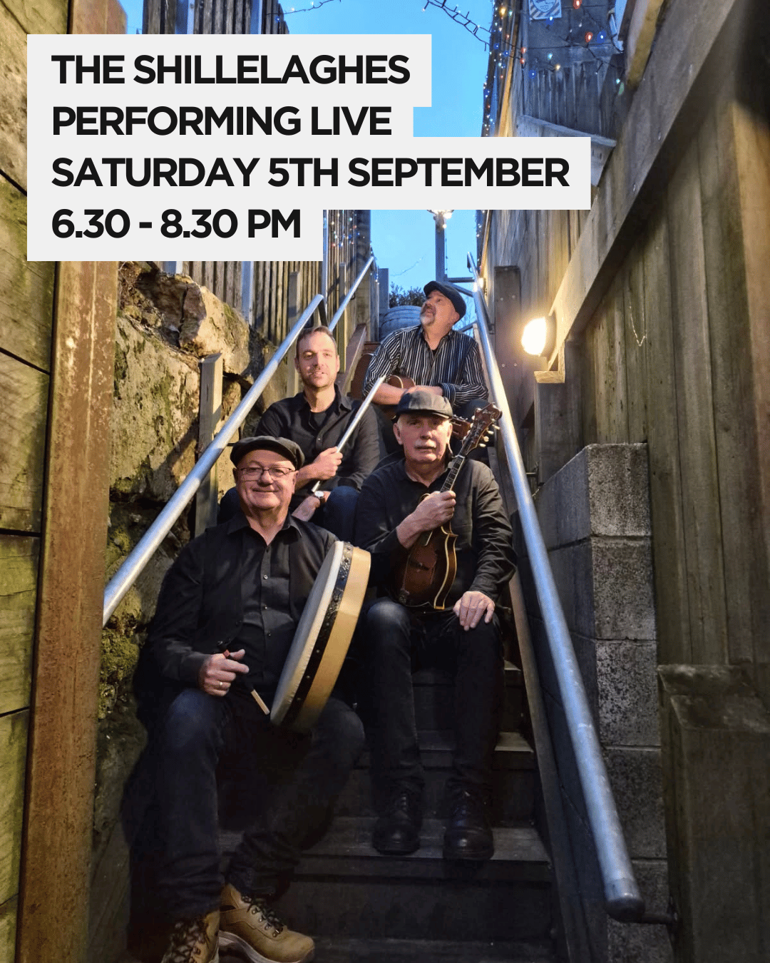 The Shillelaghes performing live katoomba