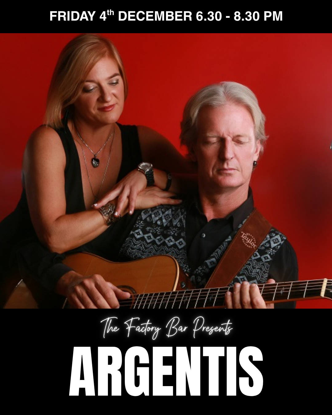 Argentis performing at The Factory Bar