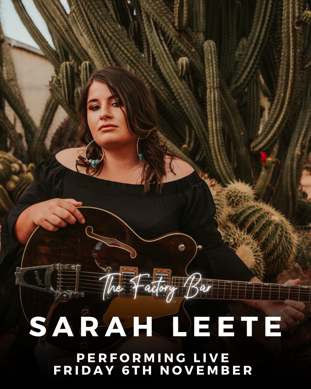 Sarah Leete performing at The Factory Bar